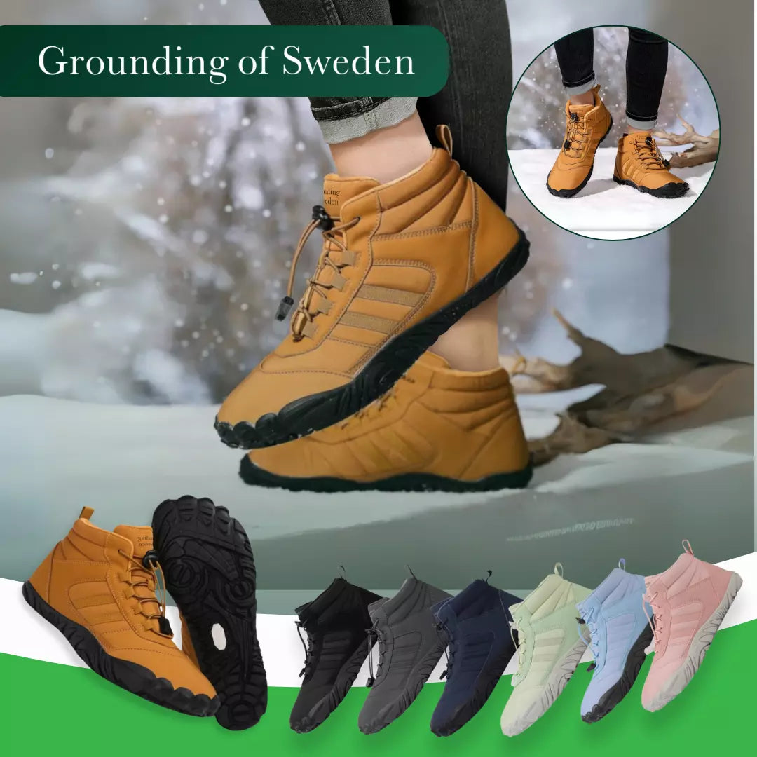 Känn Dig På Topp Hela Dagen Med Våra Allväders Jordande Barfotaskor