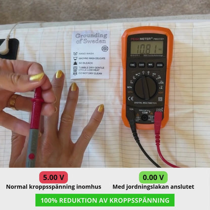 Vakna Som Ditt Bästa Jag Med Vårt Grounding Lakan Set!